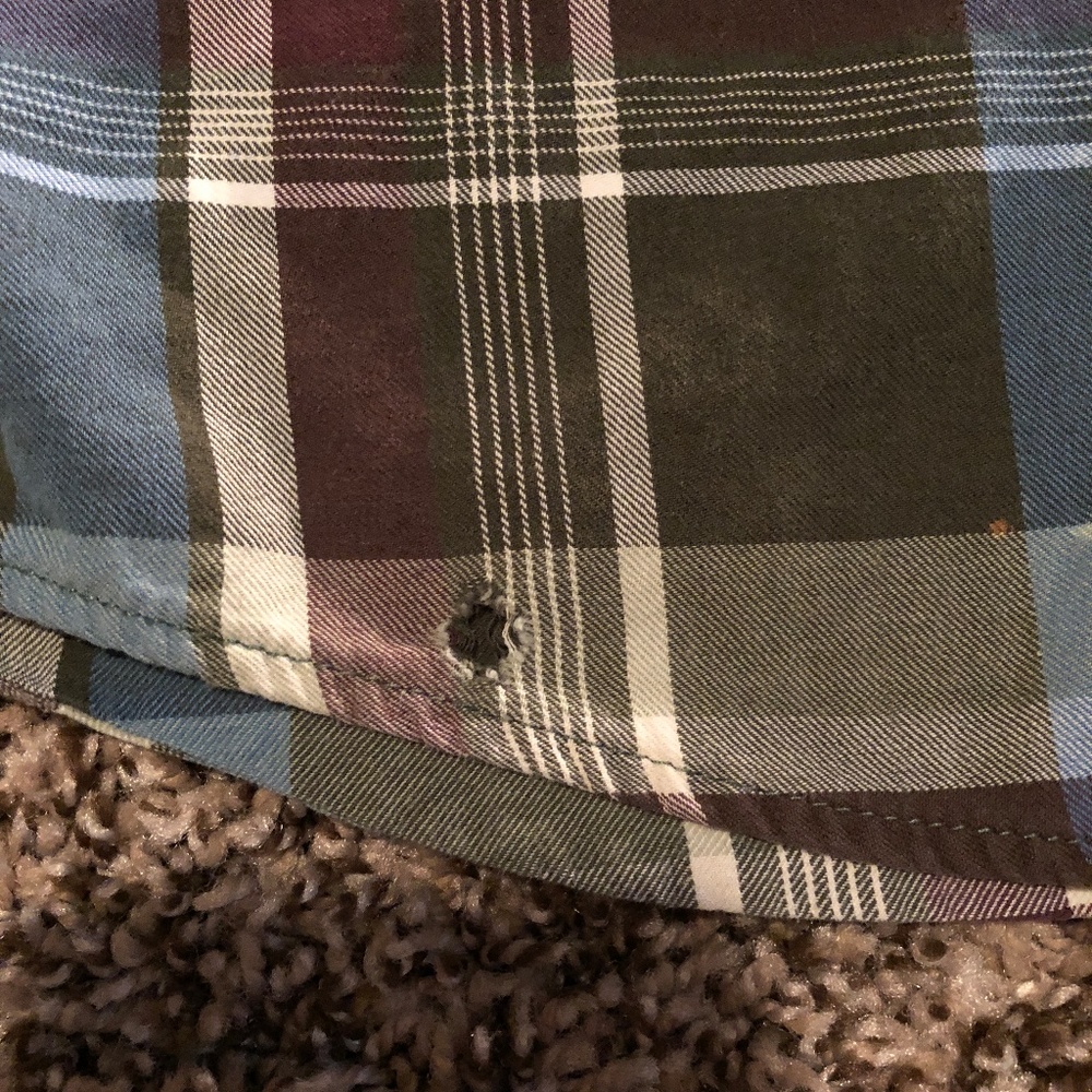 Quicksilver Long Sleeve Button Down Shirt Xl - Picture 2 of 7